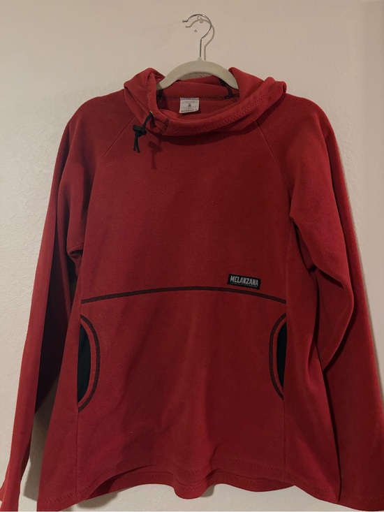 Melanzana Tops - Wind Pro Women’s Small Melanzana Red Fleece Pullover Hoodie